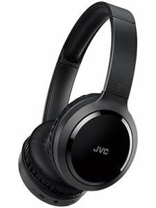 JVC HA-S78BN ワイヤレスノイズキャンセリングヘッドホン Bluetooth/連続16(中古品)