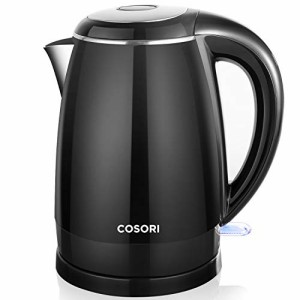 Cosori 電気ケトル(BPAフリー) 1.8クォート ステンレススチール 水ボイラー(中古品)