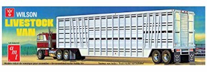 AMT 1/25 ウイルソン 家畜輸送用 トレーラー・バン プラモデル AMT1106(中古品)