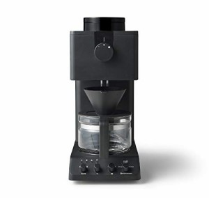 ツインバード 全自動コーヒーメーカー ブラックTWINBIRD CM-D457B(中古品)