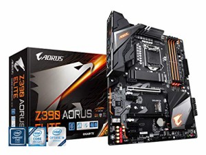 GIGABYTE Z390 AORUS ELITE ATX ゲーミングマザーボード ブラック [Intel Z(中古品)