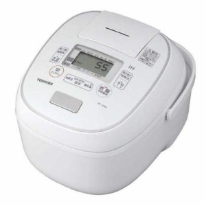 東芝 IHジャー炊飯器（5.5合炊き） グランホワイトTOSHIBA 鍛造釜 RC-10RM-(中古品)