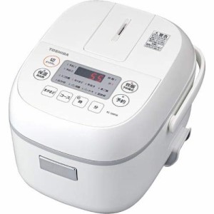 東芝 マイコンジャー炊飯器（3合炊き） ホワイトTOSHIBA RC-5MFM-W(中古品)