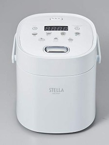 炊飯器 2合炊き スリム コンパクト 多機能炊飯器 STELLA VS-KE02W(中古品)