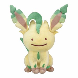 ポケモンセンターオリジナル ぬいぐるみ へんしん！メタモン リーフィア(中古品)