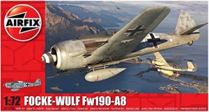 エアフィックス 1/72 ドイツ空軍 フォッケウルフFw190 A-8 プラモデル X-10(中古品)