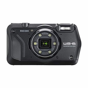 RICOH 防水デジタルカメラ WG-6 ブラック 防水20m 耐ショック2.1m 耐寒-10 (中古品)