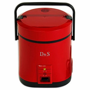 D&S（ディーアンドエス）ミニライスクッカー (レッド)(中古品)