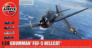 エアフィックス 1/24 アメリカ海軍 グラマン F6F-5 ヘルキャット プラモデ (中古品)