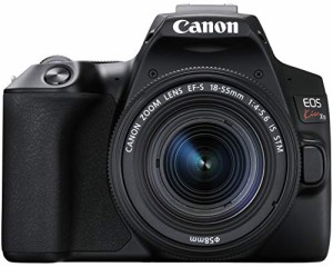 Canon デジタル一眼レフカメラ EOS Kiss X10ブラック(W)・EF-S18-55 IS STM(中古品)