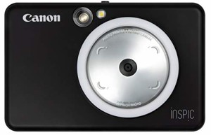 Canon インスタントカメラ スマホプリンター iNSPiC ZV-123-MBK マットブラ(中古品)