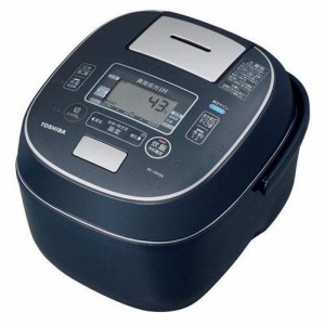 東芝 真空圧力IHジャー炊飯器（5.5合炊き） インディゴブルーTOSHIBA 合わ (中古品)