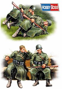 ホビーボス 1/35 ファイティングヴィークルシリーズ (人形) ドイツ軍 歩兵 (中古品)