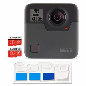 GoPro Fusion 360° カメラ MicroSDカード x 2枚 フルセット + GoPro公式限(中古品)