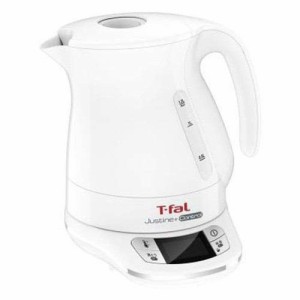 ティファール（T-FAL） 電気ケトル 1.2L ホワイトジャスティン プラス コン(中古品)