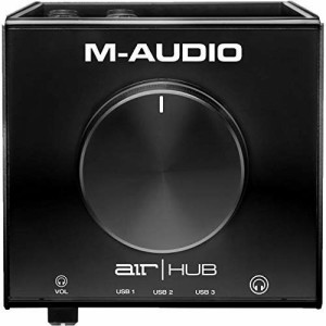 M-Audio USB/USB-C対応 USBハブ搭載モニタリング用コンパクト・オーディオ (中古品)