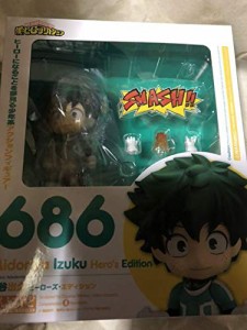 ねんどろいど ヒロアカ 僕のヒーローアカデミア 緑谷出久 爆豪勝己 轟焦凍(中古品)