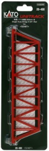 KATO Nゲージ 単線トラス鉄橋 朱 20-430 鉄道模型用品(未使用品)