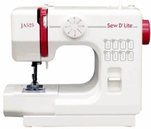 JANOME コンパクト電動ミシン【sew D`Lite】 JA525(未使用品)