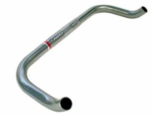 NITTO(日東) ドロップハンドル RB-018 RB-018-400 φ26.0 400 ライトグレイ(未使用品)