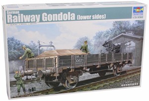 トランペッター 1/35 ドイツ軍用 低側無蓋貨車 01518(未使用品)