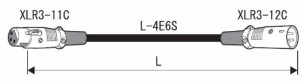 CANARE XLRケーブル(20m) EC20(未使用品)