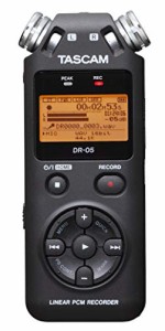 TASCAM リニアPCMレコーダー ブラック DR-05(未使用品)