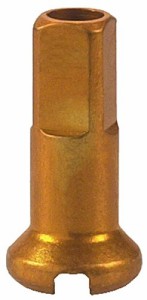 DT SWISS カラーアルミニップル（100個） 1.8mm/ゴールド(未使用品)