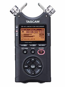 TASCAM 24bit/96kHz対応リニアPCMレコーダー DR-40VERSION2(未使用品)