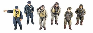 ハセガワ 1/48 日本陸軍 第二次世界大戦 パイロット フィギュア セット プ (未使用品)