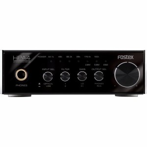 FOSTEX ヘッドホンアンプ D/A変換器内蔵 ハイレゾ対応 HP-A4(未使用品)