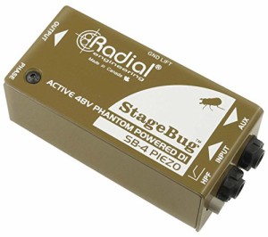 Radial ラジアル ピエゾPU専用DIボックス StageBug SB-4 Piezo (未使用品)