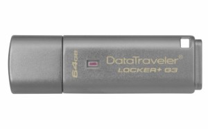 キングストン Kingston USBメモリ 64GB USB3.0 セキュリティ機能付き DataT(未使用品)