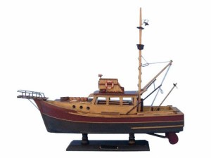 ハンプトンNautical Jaws Orcaモデル釣りボート???完全に組み立てられない((未使用品)