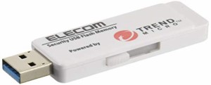 エレコム セキュリティ付USBメモリ/トレンドマイクロ8GB3年L/USB3.0(未使用品)