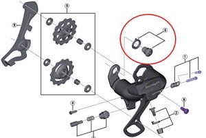 SHIMANO(シマノ) RD-TX800 B-AXLE UNIT Y5PJ98020(未使用品)