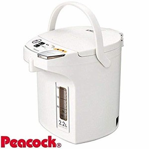 Peacock ピーコック魔法瓶 電動給湯ポット(2.2L) WMJ-22 ホワイト(W)(未使用品)