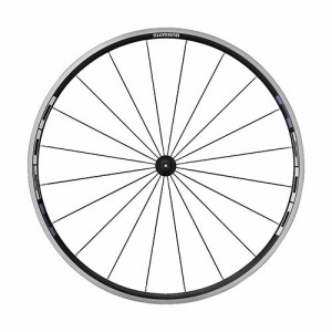 SHIMANO(シマノ) WH-R501 A(エアロスポーク仕様) フロント ブラック(モノト(未使用品)