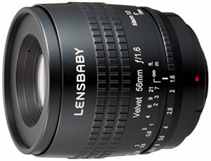 Lensbaby ソフトレンズ Velvet 56 56mm F1.6 フジフイルムXマウント ブラッ(未使用品)