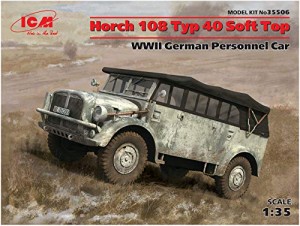 ICM 1/35 WW2ドイツ 重統制型軍用車 Typ40 ホルヒ108 ソフトトップ(未使用品)