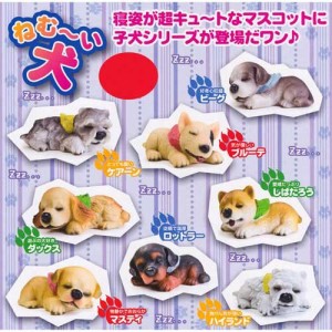 ねむーい犬 全8種セット ビーム ガチャポン(未使用品)