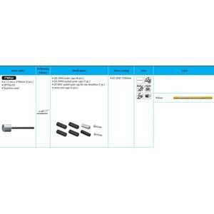 SHIMANO(シマノ) Y60198080 オプティスリックシフトケーブルセット イエロ (未使用品)