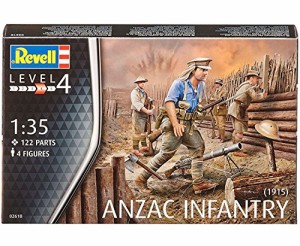 ドイツレベル 1/35 アンザック歩兵 1915 プラモデル(未使用品)