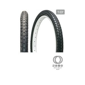 GIZA PRODUCTS(ギザプロダクツ) C-1446 (2本巻) BLK 18×1.75 TIS03401(未使用品)