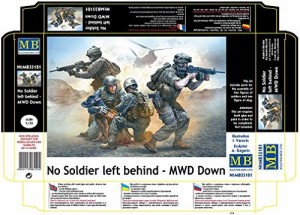 NO SOLDIER LEFT BEHIND - MWD DOWN 1/35 MASTER BOX 35181(未使用品)