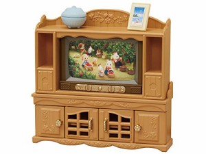 シルバニアファミリー 家具 テレビ・テレビ台セット カ-522(未使用品)