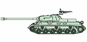 トランペッター 1/72 ソビエト軍 JS-3 60口径122mm砲搭載型 プラモデル 071(未使用品)