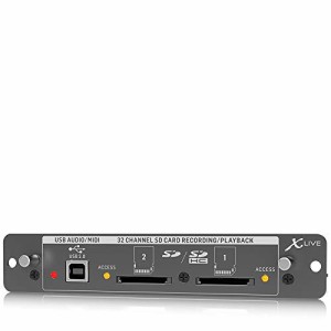 ベリンガー X-LIVE - X32用 拡張カード SD/SDHCカードとUSBオーディオ/MIDI(未使用品)