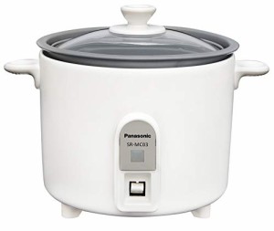 パナソニック 炊飯器 1.5合 小型 ミニクッカー ホワイト SR-MC03-W(未使用品)