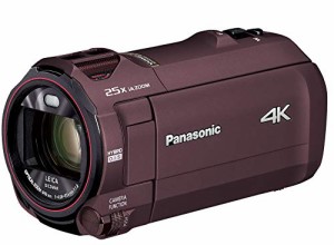 パナソニック 4K ビデオカメラ VX992M 64GB 光学20倍ズーム カカオブラウン(未使用品)